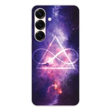Coque en silicone - Compatible Samsung Galaxy S25 - design infinite triangle