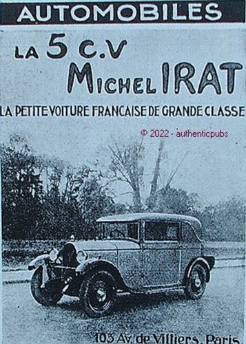 Publicite georges irat - georges,