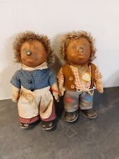 Lot De 2 Hérissons MECKI MICKI STEIFF 17 CM 717 M 717 B