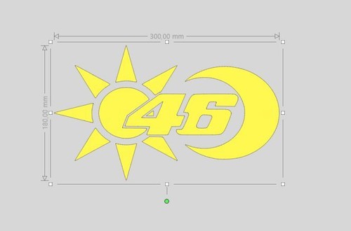 Stickers vr46 fluo n - ,