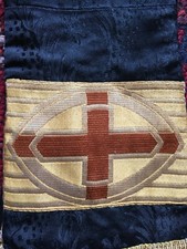 Étole Manipule Soie Croix Linge Liturgique Fil D'Or Damassé Sacred Art Sacré 