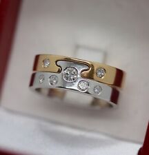 bague alliance diamants 2 ors