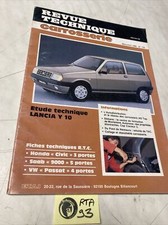 Lancia Y10 Revue Technique Automobile Carrosserie RTC édition 1989