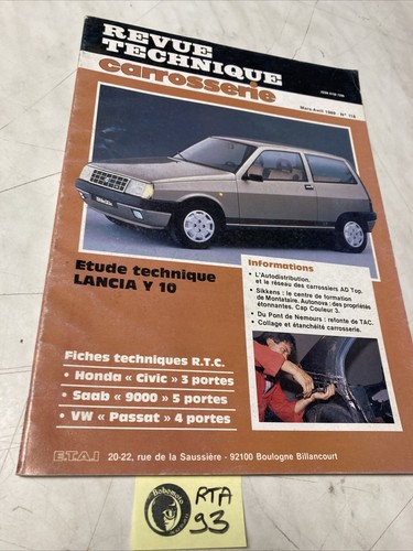 Lancia y10 revue technique - lancia,