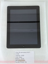  iPad 4TH GEN Wi-Fi 16 GO -