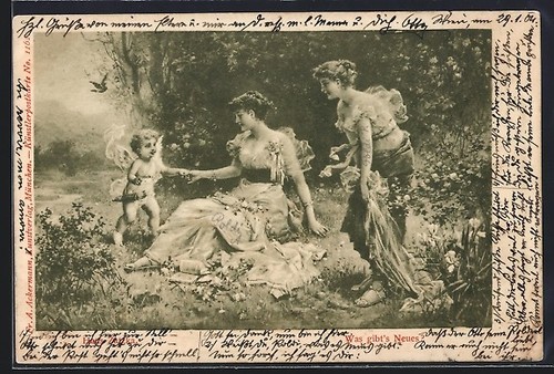 Carte postale artiste hans - carte, d'artiste