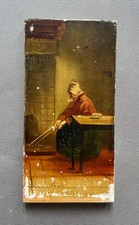 Femme attisant le feu