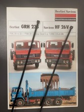 Collector  brochure catalogue  camion  BERLIET SAVIEM GRH 235  6 X 4 HB 26 V 6X4