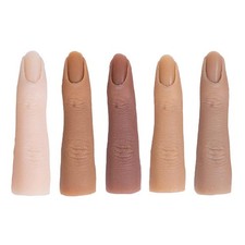 de Pratique de L'art Des Ongles Faux Doigt Silicone Manucure Formation