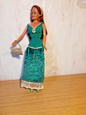 Robe de Noël velours/crochet