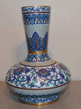 Large Vase Email Cloisonné