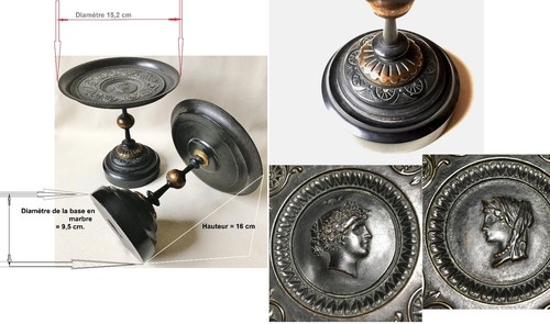 Paire cassolettes époque - de,