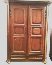 Armoire louis xiv pans - à,