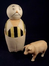 Ancien jouet biscuit peint