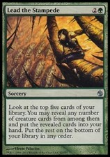 MRM FR/VF 4x En Tete de la Ruee - Lead the Stampede MTG magic MBS