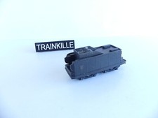 (1) ANTAL / BASCOU HO TENDER EN METAL NOIR POUR LOCOMOTIVE TYPE 231 H 3 RAILS