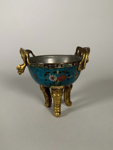 Coupe tripode bronze - tripode, en