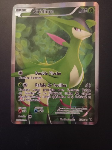 Carte pokémon viridium - carte,