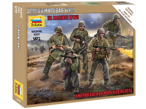 Zvezda marines wwii 1 72 - zvezda, us