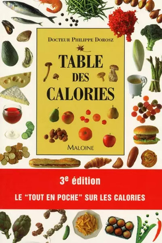 Table des calories - ,, 3e