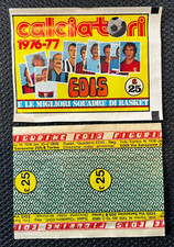 2 POCHETTES PACKETS PACK VIDE EMPTY EDIS CALCIATORI 1976/77 COLLECTOR NO PANINI