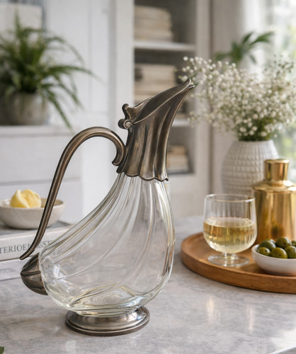 Aiguière carafe verre et - carafe, en