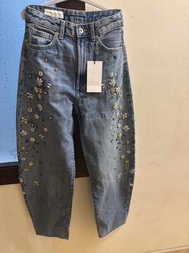 Zara jean barrel denim - zara, trf