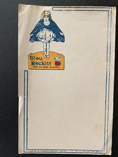 BUVARD PUBLICITAIRE  " BLEU RECKITT   "