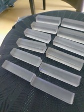 12 Porte-Couteaux en Verre