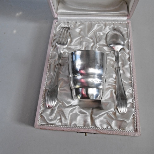Coffret naissance timbale - de,