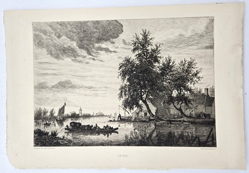 Eau forte xixe le - eau, bac