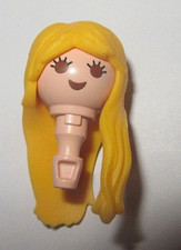 Playmobil tete femme chevelure