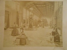 photographie ancienne exposition  1900 horloge pavillon horlogerie