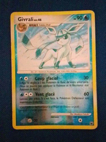 Carte pokémon givrali 100 - ,