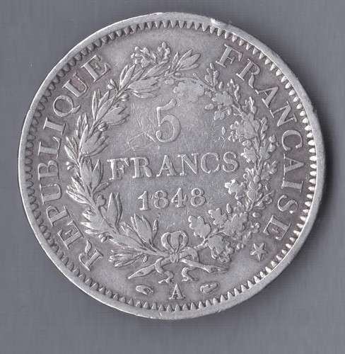 Piece ecu francs hercule en - francs,