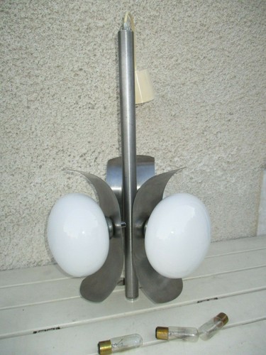 Lustre suspension feu inox - lustre,