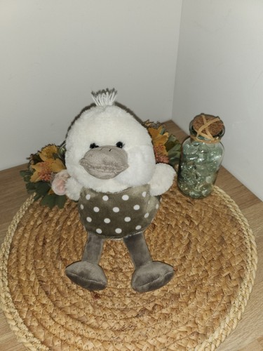 Doudou canard poussin blanc - canard,