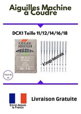 Aiguilles machine à coudre *ORGAN NEEDLES*  INDUSTRIELLE PACK DE 10 