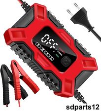 Chargeur de Batterie Intelligent 12V 6A Écran LCD Réparation Impulsion Voiture