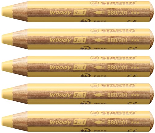 Woody 3in1 crayon de couleur - -,