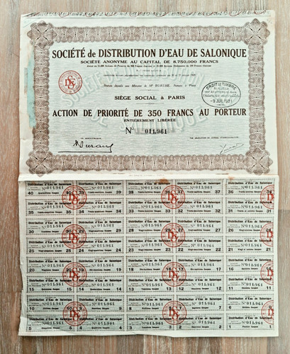 Action titre societe de - c,