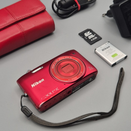 Nikon coolpix s3400 red - s3400,