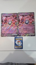 2x mewtwo ex 205 jumbo + carte Pokémon SWSH219 Fulgudog V JUMBO Promo