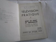 Lot de 2 livres électronique panne TV mise au point dépannage                   