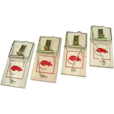 Tapettes Pièges à Souris en Bois – Lot de 4 – Conmetall