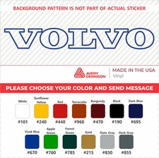 SEMI TRUCK VINYL DECAL VOLVO