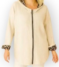 Veste à capuche en velours à