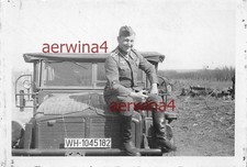 Soldat allemand voiture Horch