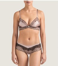 soutien-gorge bralette Aubade Femme Glamour taille fr S eu S us XS soie mélangée