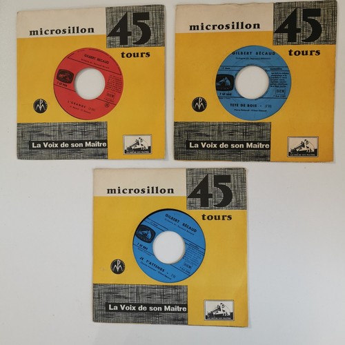 Gilbert becaud 45 rpm - gilbert,